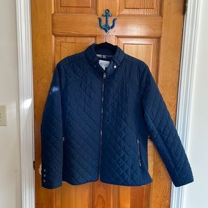 BNWT Stitch Fix Market & Spruce Dulce Quilted Puffer Jacket Navy XL